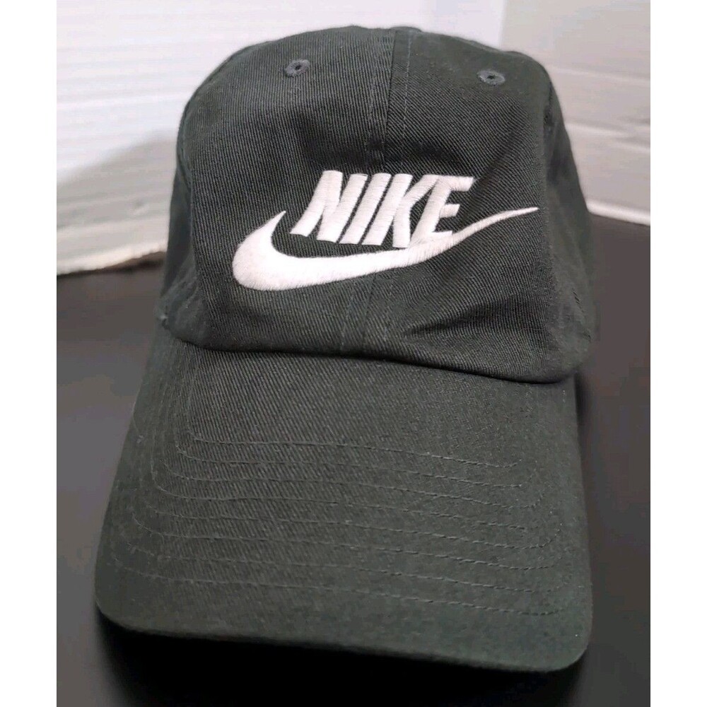NIKE HERITAGE 86 ADJUSTABLE STRAP BACK HAT/CAP DARK GREEN OSFM EUC